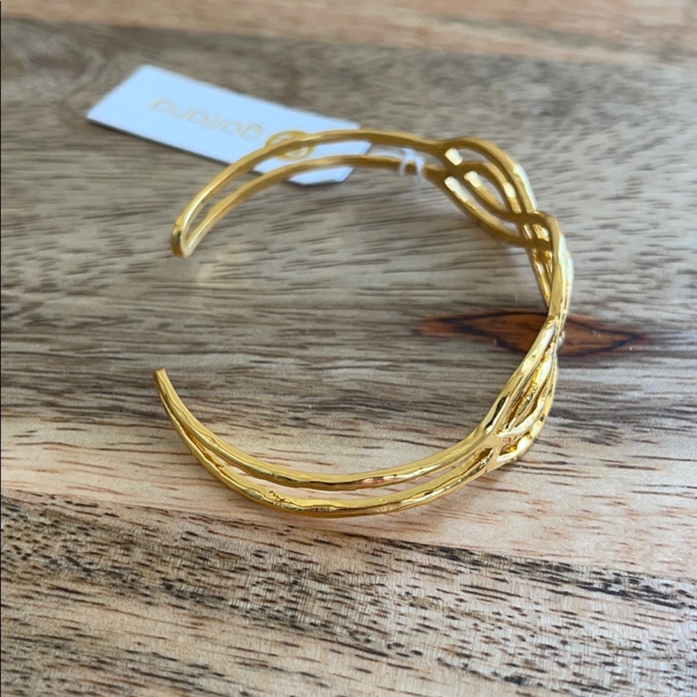 Gorjana Mesa Wave Cuff Bracelet - Gold - Picture 10 of 10